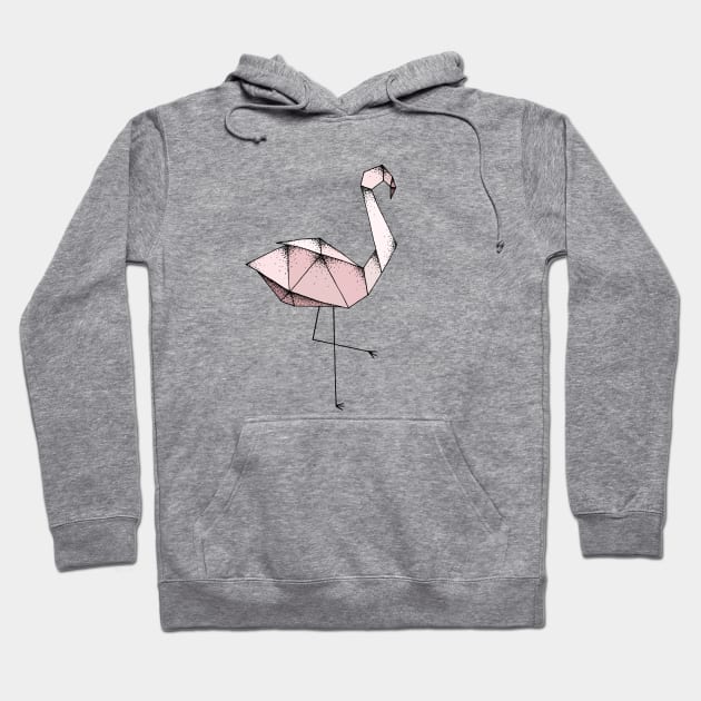 Flamingo Hoodie by Barlena